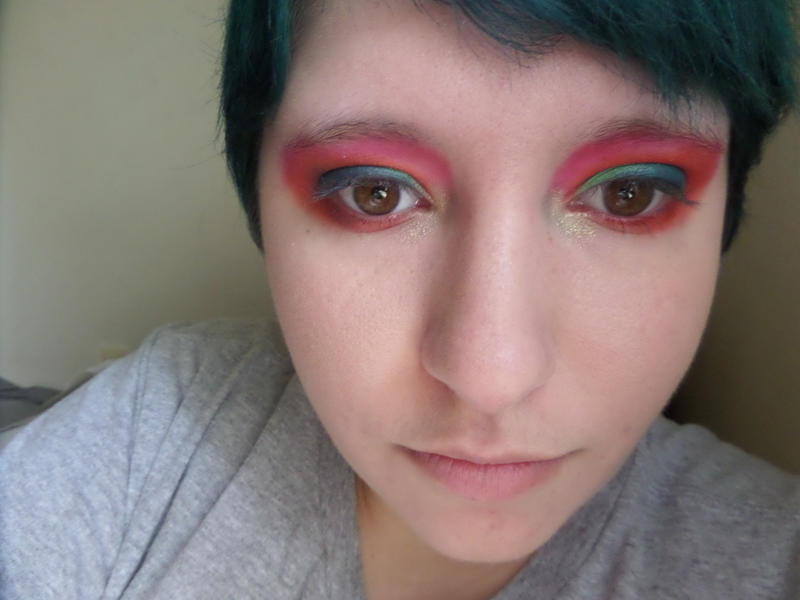 Illustration for article titled Quetzal Inspired Makeup Tutorial!